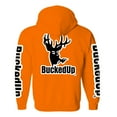 thumbnail image 6 of Pullover Hoodie - Safety Orange with White BuckedUp® Logo, 6 of 7