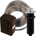 thumbnail image 1 of Westbrass ASB-2-RB-26 Food Waste Disposal Raised Button Dual Outlet Air Switch Box, 1 of 2