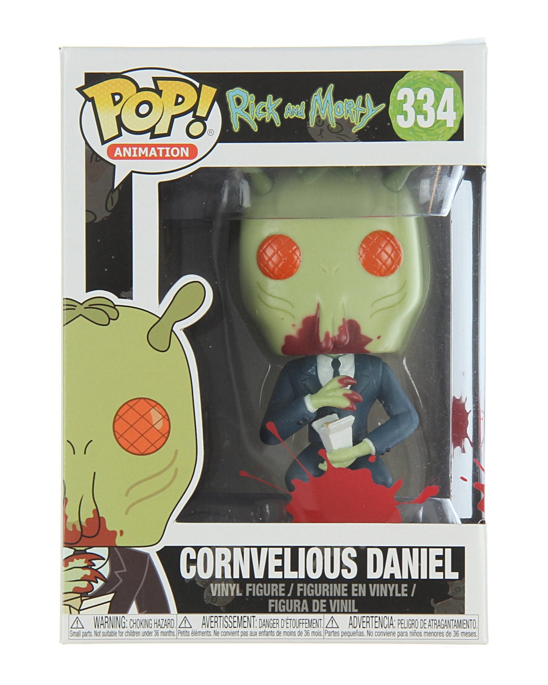 Rick and Morty Funko Pop Animation Cornvelious Daniel Vinyl Figure