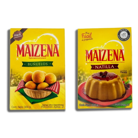 Maizena Buñuelos & Natilla Mix Bundle (300g each) - Imported from Colombia