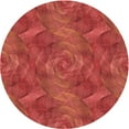 thumbnail image 1 of Ahgly Company Indoor Round Patterned Love Red Area Rugs, 7' Round, 1 of 6
