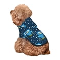 thumbnail image 5 of Haiem Blue Owl for Winter Dog Hoodie Sweatshirts with Pockets Warm Dog Clothes for Small Dogs Chihuahua-Large, 5 of 7
