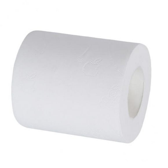 Luzkey 5xHome Hotel 4 Ply Bathroom Toilet Paper Bulk Roll Wood Pulp Bath Tissue White