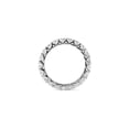 thumbnail image 2 of 2 Carat Round Diamond Trellis Eternity Band in 14k White Gold Size 4, 2 of 6