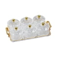 thumbnail image 4 of Fruit Snacks Serving Platter Serving Bowls Food Kitchen Plate Storage Container for Wedding Clear 6 Bowls, 4 of 9