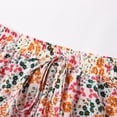 thumbnail image 6 of oqasdz Floral Prints A Line Skirts for Women High Waist with Flowy Design Ruffle Pleated Casual Loose Fit Summer Skirt for Outdoor Daily Wear, 6 of 9