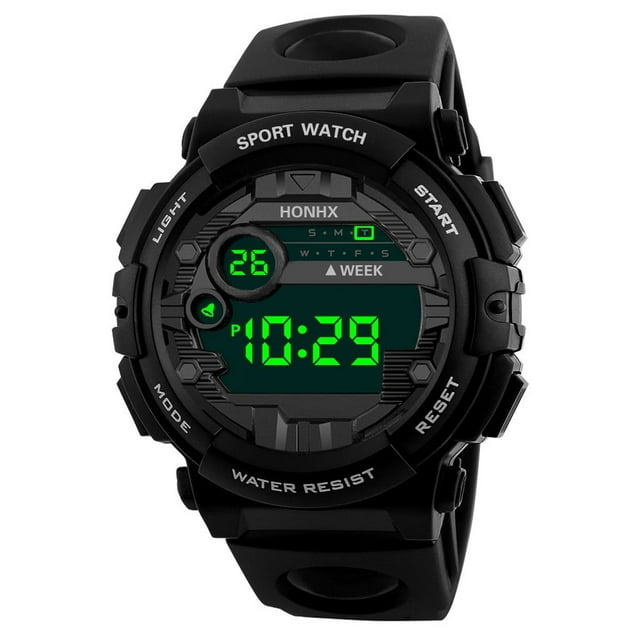 Reloj deportivo para hombre, relojes para hombre, reloj digital LED para hombre, reloj deportivo con fecha para hombre, reloj electrónico para exteriores, reloj general