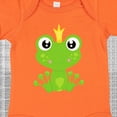 thumbnail image 4 of Inktastic Cute Frog, Green Frog, Frog Prince, Crown Boys or Girls Baby Bodysuit, 4 of 5