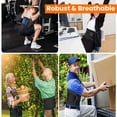 thumbnail image 6 of Back Brace Support Belt-Lumbar Support Back Brace for Back Pain, Sciatica, Scoliosis, Herniated Disc Adjustable Support Straps-Lower Back Brace with Removable Lumbar Pad for Men & Women,3XL, 6 of 7