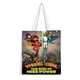 thumbnail image 1 of WordGirl Bolso de tela con estampado de lienzo para mujer, bolsa de compras reutilizable y estética, con cremallera interior, regalo para mujer, 35 × 40 cm., 1 of 6