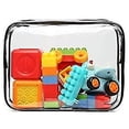 thumbnail image 3 of Neceser transparente, paquete de 3 bolsas de cosméticos de maquillaje de viaje para mujeres y hombres, 3 of 5