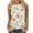 Orange, variant on Cilsoka Women Summer Tops Sleeveless Tank Floral Casual Cute Loose Fit Cute T-Shirt Tunic ,Fashion Tops for Women