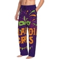 thumbnail image 2 of Daiia Mardi Gras2 Men's Sleep Pant with Pockets and Drawstring,Pajama Pants-XX-Large, 2 of 9