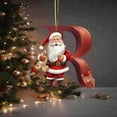 thumbnail image 3 of DefiDgd 3.15inch Christmas Tree 26 Letters and Santa Pendant Decoration,Acrylic Hanging Christmas Ornaments,Letter Christmas Indoor for Christmas Tree Ornaments Pendant Hanging Decorations(R), 3 of 6