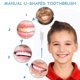 thumbnail image 4 of 200 piezas de hilo dental, cepillo interdental, palillo de dientes, palillo de dientes de silicona de doble punta, 4 of 7