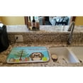 thumbnail image 2 of Christmas Tree and Chocolate Brown Shih Tzu Dish Drying Mat, 2 of 7
