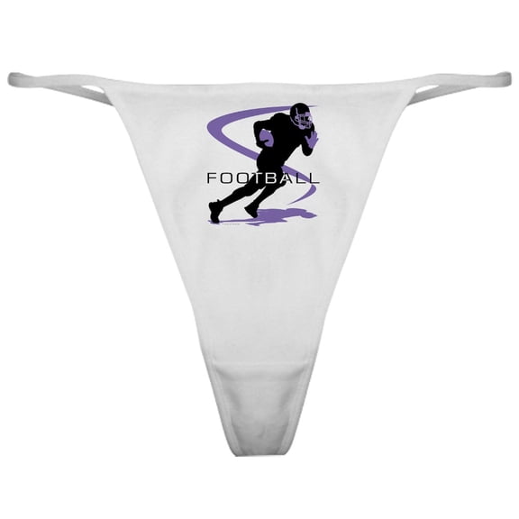 CafePress - Football 19 Classic Thong - Women's Novelty Thong Panties Underwear