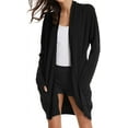 thumbnail image 4 of Clearance:Women Open Front Cardigan Sweaters Pockets Long Sleeve Shrug, 4 of 5
