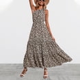 thumbnail image 3 of Vestido floral de verano,Vestido floral estampado floral sin mangas de un hombro Vestido floral sin mangas de un hombro Experiencia incomparable, 3 of 6