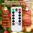 thumbnail image 5 of LINLIN Christmas Lights Christmas Decorations Christmas Balls Fairy Lights LED String Lights Outdoor Indoor 8 Modes Remote Control und Timer Waterproof Battery Powered Lights, 5 of 9