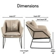 thumbnail image 6 of Elle Decor Odile Accent Chair in French Cream, 6 of 6
