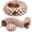 Brown, variant on Dachshund Tunnel Bed, Plush Burrow Cave for Small Dogs Cats, Foldable Dog Tunnel with Non Slip Base, Washable Zipper Design, for Puppies Kittens,Green