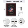 thumbnail image 2 of 4th of July RV Awning Sun Shade Screen 9'X7' 250 Years USA Mesh Sunscreen Patriotic Star Fireworks Awning Shade Screen with Zipper UV Blocker Completed Kits Outdoor Canopy for RV Motorhome Camper, 2 of 7
