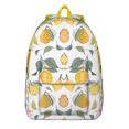 thumbnail image 1 of Citrus Lemon Pattern Travel Backpack, Fresh Yellow Fruit Design Daypack for Lemon Lover Gift and Casual Everyday Use, 1 of 5