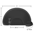 thumbnail image 6 of Saloniture 3 ft. x 5 ft. Salon & Barber Shop Chair Anti-Fatigue Floor Mat - Black Semi Circle - 7/8 in. Thick, 6 of 7
