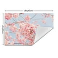 thumbnail image 3 of XMXY Woven Placemats Set of 6 PCS, Cherry Blossom Tree Table Mats Washable Heat Resistant Placemats, 3 of 6