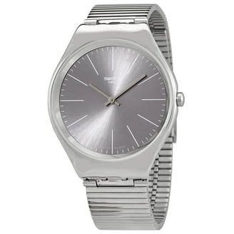 Swatch SB05K400 Unisex Blinded By Neon Semi Skeleton Dial