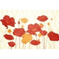 thumbnail image 3 of Allen, Kimberly 24x17 Black Modern Framed Museum Art Print Titled - Spring Poppies, 3 of 5