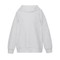 thumbnail image 6 of Likimi Toddler Kids Girls Hoodies Solid Color Hooded Sweatshirt For Girls Long Sleeve Loose Fit Casual Soft Pullover Size 13-14 Years, 6 of 7