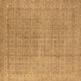 thumbnail image 1 of Ahgly Company Indoor Square Oriental Brown Industrial Area Rugs, 3' Square, 1 of 4