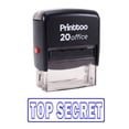 thumbnail image 2 of Printtoo Rubber Stamp Office Stationary TOP SECRET Self Inking Stamp-Blue, 2 of 2