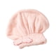 thumbnail image 1 of Matsuzay Toalla de secado rápido para el cabello absorbente de agua para mujer, gorro de baño elástico portátil, gorro de ducha bonito, Type2 NO2, 1 of 6
