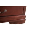 thumbnail image 7 of Pemberly Row Modern / Contemporary 6 Drawer Dresser in Cherry, 7 of 7