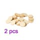 thumbnail image 1 of FELTECHELECTR 100 piezas de círculos de madera para manualidades, círculos de madera sin terminar, rodajas de madera, piezas redondas de madera para manualidades infantiles, dibujo., 1 of 7