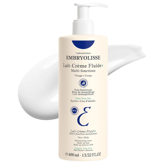 Embryolisse Lait-Crème Fluid  Face and Body Moisturizer, 13.52 fl oz