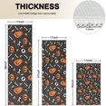 thumbnail image 4 of Halloween Pumpkin Skull Pattern Kitchen Rugs Sets Of 3,Kitchen Runner Rugs Non Skid Washable,Decorative Kitchen Floor Mats for Kitchen,Sink,Laundry,17"x30"+ 17"x47" + 17"x59", 4 of 6