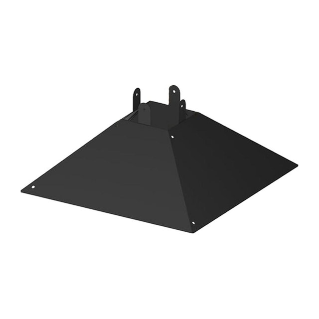 4 comederos para pájaros de metal con deflector para ardillas, accesorios de jardín para poste de madera de 4 x 4 pulgadas, montaje en poste exterior