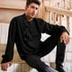 thumbnail image 2 of Camisa pirata con volantes para hombre, estilo victoriano, renacentista, steampunk, vampiro, poeta, disfraz gótico medieval, 2 of 5