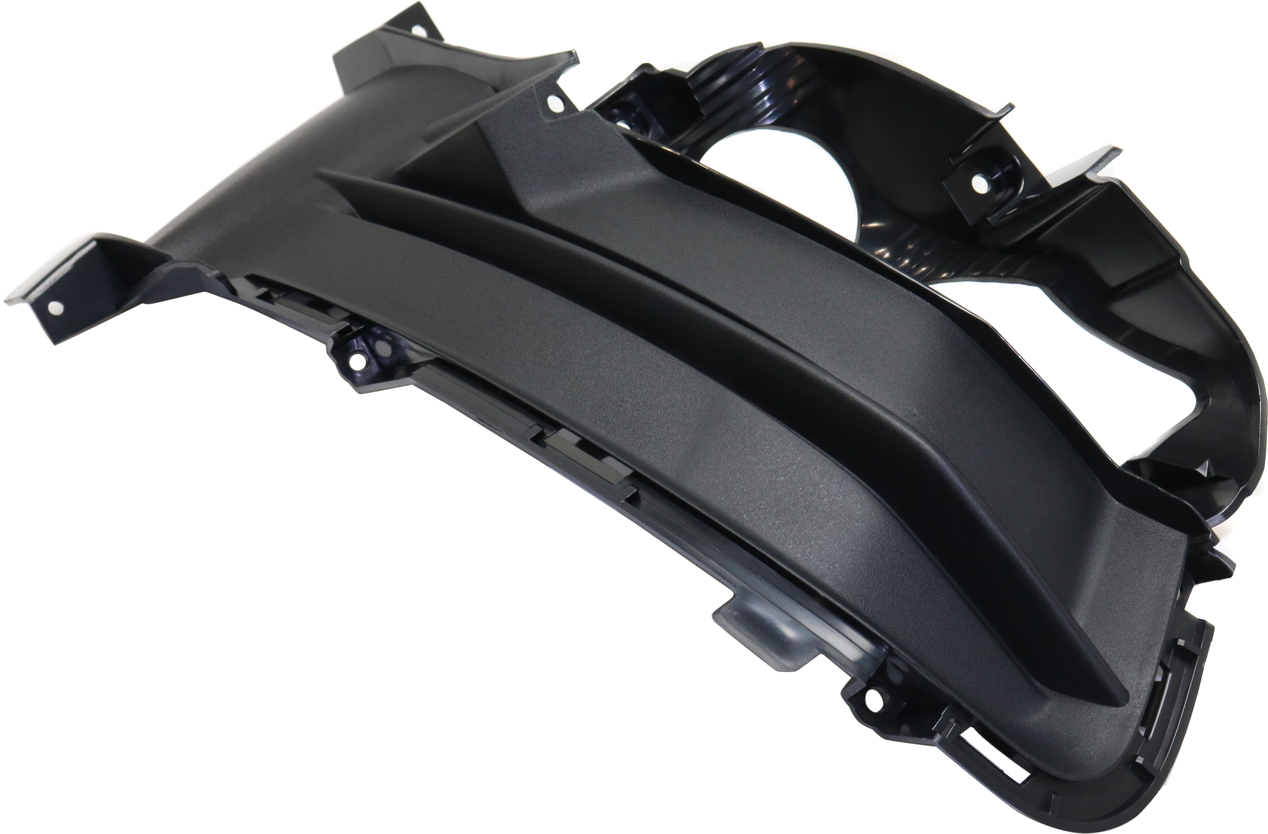 Fog Light Cover Compatible with 2015-2017 Ford Mustang Right Passenger Black