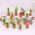 thumbnail image 4 of Labymos 16pcs Mini Artificial Succulent Plants Magnetics Refrigerator Magnets Tiny Fake Succulents Pot Sets for, 4 of 8