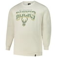 thumbnail image 2 of Men's '47 Cream Milwaukee Bucks Big & Tall Spotlight Headline Pullover Sweatshirt, 2 of 3
