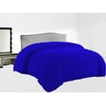 thumbnail image 2 of BedDecor 300 GSM 1Pcs Pinch Pleated Solid (Egyptian/Royal Blue, Oversize King) 100% Egyptian Cotton Base Comforter, 2 of 7