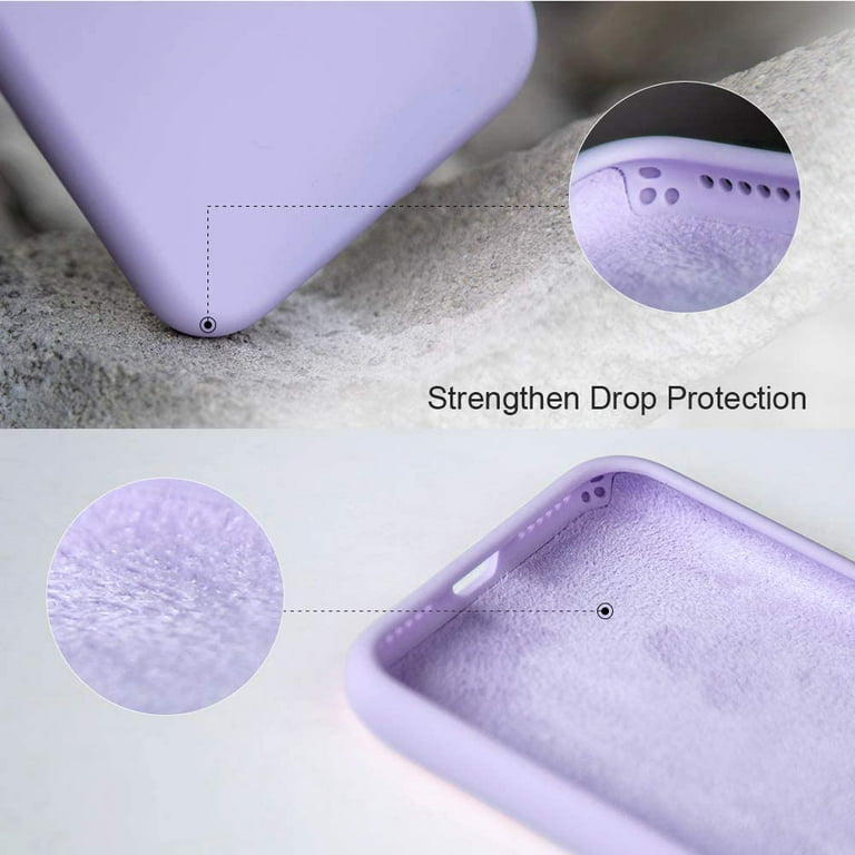 Protector rígido iPhone 8 violeta color violeta con brillos - en Cellular  Center