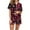 Red5, variant on Valentine's Pajamas for Women Love Printed Lapel Pocket Short Sleeved Top Shorts Pajama Sets