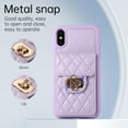 thumbnail image 5 of Phone Case for iPhone Xs X 10 10s Wallet Cover with Credit Card Holder Shoulder Crossbody Strap Long Lanyard Leather Cell Accessories iPhoneX iPhoneXs iPhone10 i PhoneX SX 10x 10xs X’s Women Purple, 5 of 15