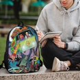 thumbnail image 6 of Scooby Doo Daypack 17 Inch Schoolbag Backpack Rucksack Large Capacity Shoulder Bag Travel Bags Students Bookbag, 6 of 8